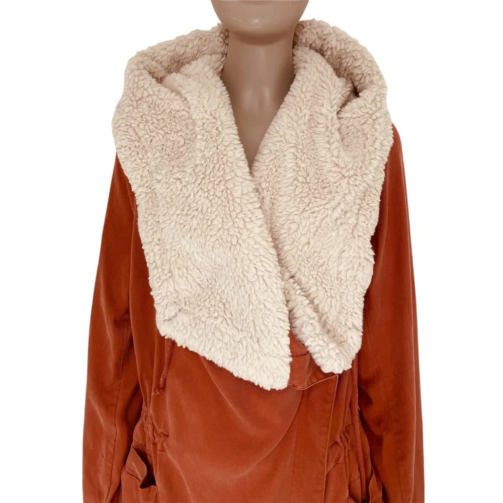 Silence + Noise Jacquie Sherpa Parka Jacket